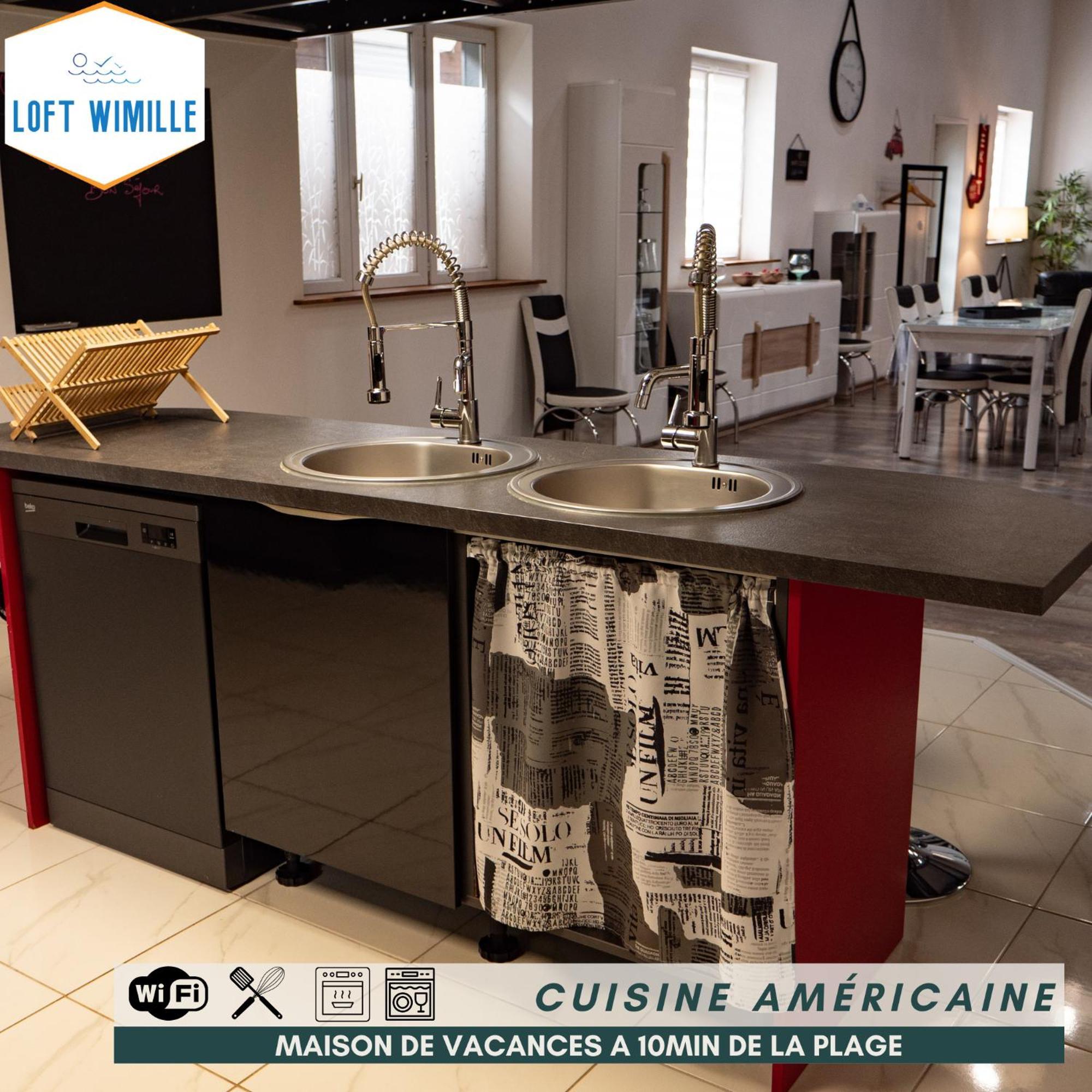 Loft Spacieux A Wimille, Proche De Nausicaa Et Des Plages, 8 Couchages 외부 사진